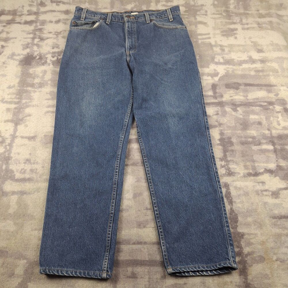 VTG 90s Levis 540 Relaxed Fit Jeans Mens 36x29 Brown Tab Made in USA Denim 1998